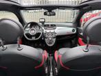 Fiat 500 Cabrio 0.9 TwinAir Turbo 500S Sportintr, Climate co, Auto's, Zwart, Bedrijf, Handgeschakeld, 26 km/l