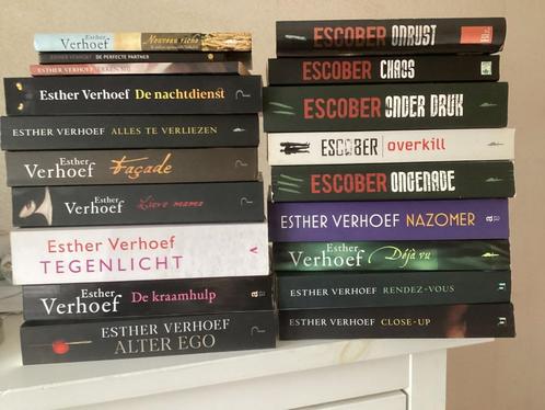 11x Esther Verhoef - thrillers en romans, Boeken, Thrillers, Gelezen, Nederland, Ophalen of Verzenden