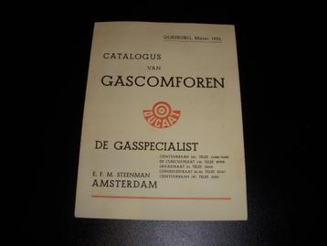 Catalogus/folder Gascomforen maart 1952 merk Ducaat Doesburg beschikbaar voor biedingen