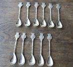 Verzilverde theelepeltjes 11 provinciën, Ophalen of Verzenden, Zilver