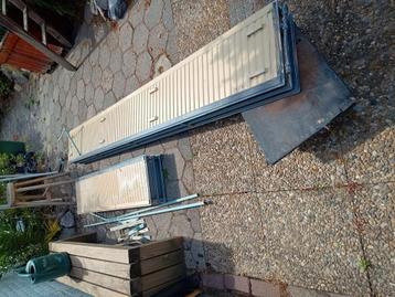 radiatoren lengte 2,90 & 1,40 lang oud ijzer  beschikbaar voor biedingen