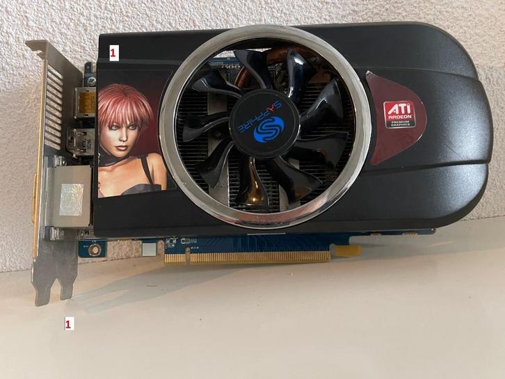 4x videokaarten Radeon/GeForce – 512MB tot 3GB, Computers en Software, Videokaarten, Gebruikt, GDDR5, HDMI, DisplayPort, DVI, VGA