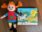 Pippi Langkous: knuffel (30 cm) + houten puzzel 20 stukjes, Ophalen of Verzenden, Minder dan 10 stukjes, Gebruikt, 2 tot 4 jaar