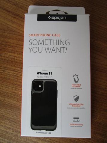 Nr.99: IPhonehoesje IPhone 11 van Spigen zwart Nieuw beschikbaar voor biedingen