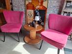 Fauteuils 2 stuks, Huis en Inrichting, Fauteuils, Ophalen, Gebruikt, Minder dan 75 cm, Stof
