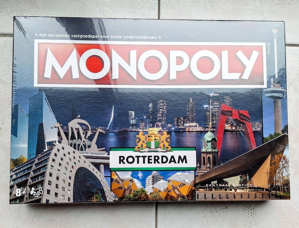 Monopoly Rotterdam, Hobby en Vrije tijd, Gezelschapsspellen | Bordspellen, Ophalen of Verzenden, Nieuw, Hasbro