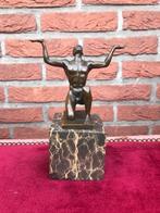 prachtig bronzen beeldje, mannelijk naakt, Ophalen of Verzenden