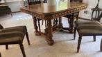 Antieke tafel en stoelen, Antiek en Kunst, Antiek | Meubels | Tafels, Ophalen