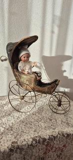 Uniek Antiek Poppenwagentje, Antiek en Kunst, Ophalen of Verzenden