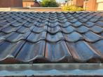 Dakpannen - ca. 300 stuks, Gebruikt, Steen of Klei, Zwart, Ophalen of Verzenden
