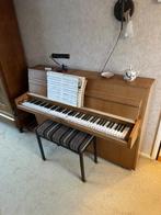 piano bruin hout fritz kuhla direct ophalen, Muziek en Instrumenten, Piano's, Ophalen, Gebruikt, Bruin, Piano