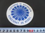 sticker reusel stoffenhuis de korenbloem, Verzamelen, Ophalen, Zo goed als nieuw, Bedrijf of Vereniging