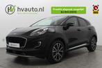 Ford Puma 1.0 ECOBOOST HYBRID 155PK TITANIUM AUT | Clima | A, Auto's, Ford, Stof, Zwart, 1226 kg, Zwart