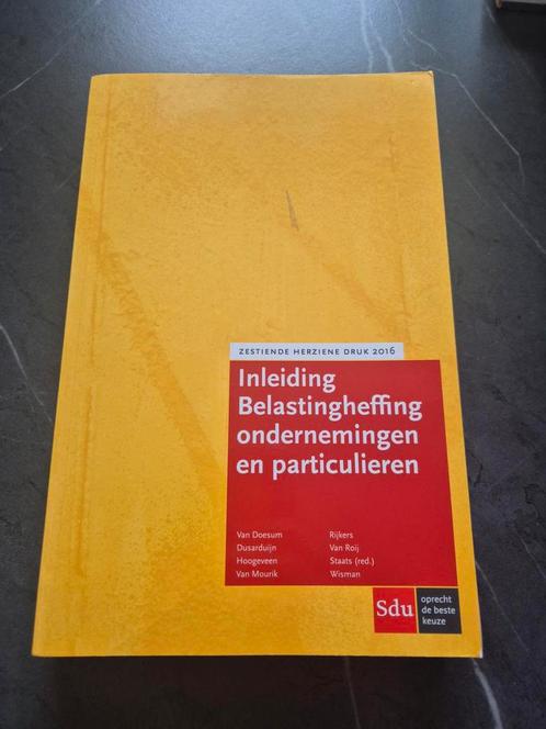 Belastingheffing ondernemingen en particulieren 2016, Boeken, Studieboeken en Cursussen, Gelezen, HBO, Alpha, Ophalen of Verzenden