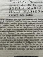 Amsterdam van Brienens Hofje de Star 1806, Antiek en Kunst, Ophalen of Verzenden