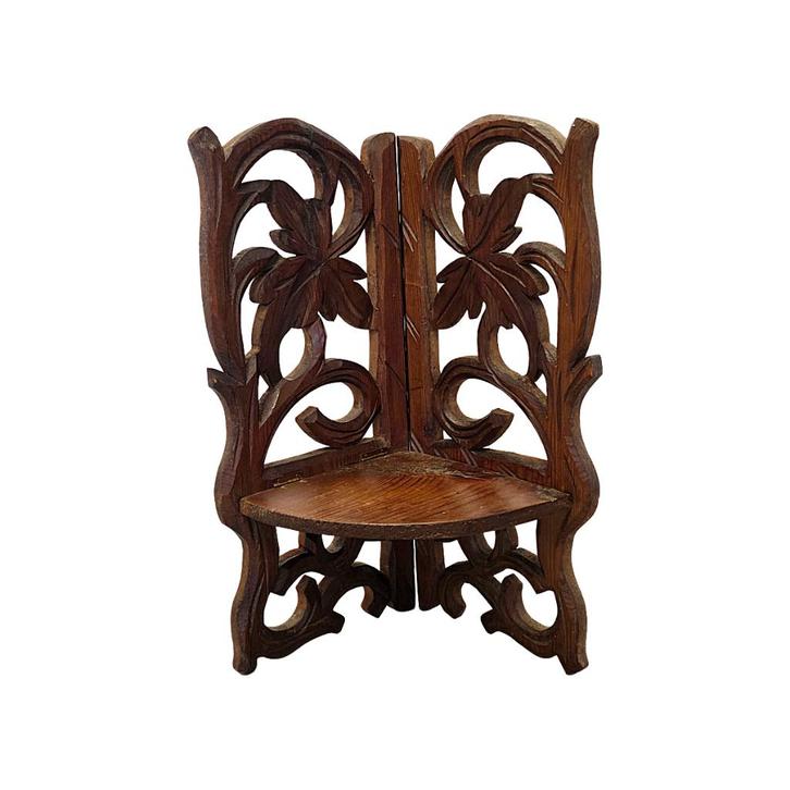 Antiek Franse wand hoek console, eind 19e eeuw, Antiek en Kunst, Antiek | Woonaccessoires, Ophalen of Verzenden