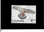 vogel Denemarken, Postzegels en Munten, Postzegels | Thematische zegels, Ophalen of Verzenden, Dier of Natuur, Gestempeld