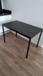 IKEA SANDSBERG tafel – zwart, Huis en Inrichting, Tafels | Eettafels, Ophalen, 100 tot 150 cm, 50 tot 100 cm, Zo goed als nieuw