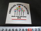 sticker auto van het jaar 1979 - chrysler simca horizon, Ophalen, Zo goed als nieuw, Bedrijf of Vereniging