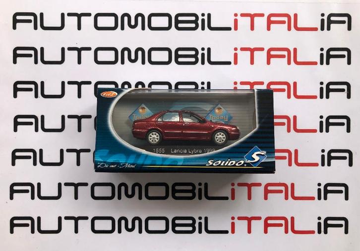 Lancia Lybra 1.8 rood metallic Solido 1:43, Hobby en Vrije tijd, Modelauto's | 1:43, Nieuw, Auto, Solido, Ophalen of Verzenden
