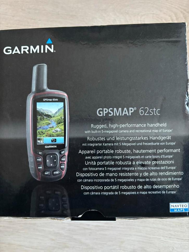 Garmin GPSMAP 62ste - Handheld GPS, Sport en Fitness, Bergsport en Wandelen, Zo goed als nieuw, Navigatie of Gps, Ophalen of Verzenden