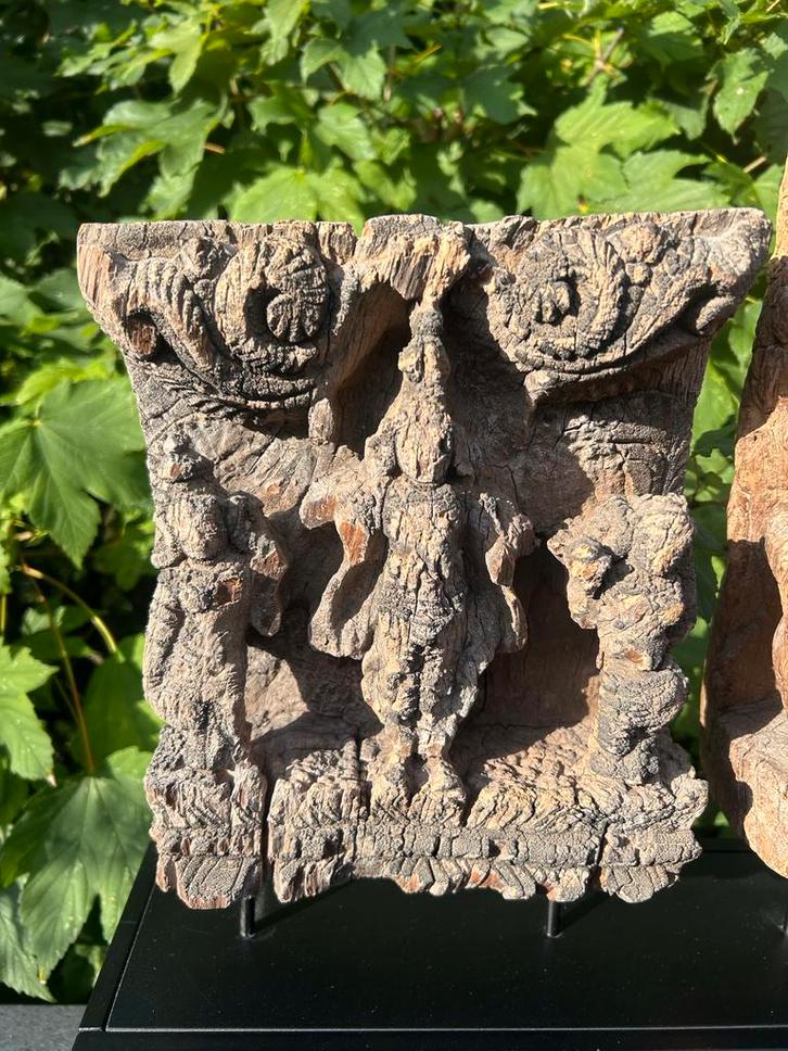 Antieke Wagondelen - Doorleefd & Authentiek, Antiek en Kunst, Kunst | Niet-Westerse kunst, Ophalen of Verzenden