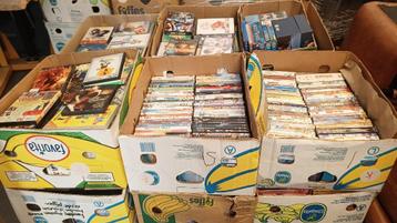 Partij 18 dozen dvd's – films, series, kinderhits! beschikbaar voor biedingen