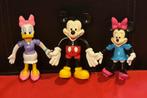 3x Disney figuur, beweegbaar poppetje Mickey, Minni, Katrien, Verzamelen, Poppetjes en Figuurtjes, Ophalen, Gebruikt