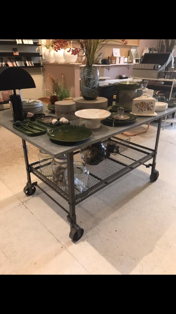 Tafel, Huis en Inrichting, Tafels | Eettafels, Ophalen, 100 tot 150 cm, 50 tot 100 cm, Zo goed als nieuw