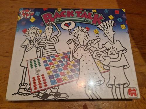 Spel: Backtalk - Jumbo - vintage, nog in plastic, Hobby en Vrije tijd, Gezelschapsspellen | Bordspellen, Nieuw, Drie of vier spelers
