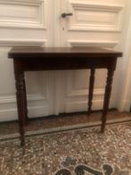 ANTIEKE FRANSE TAFEL SIDETABLE KAARTTAFEL MAHONIE, Ophalen