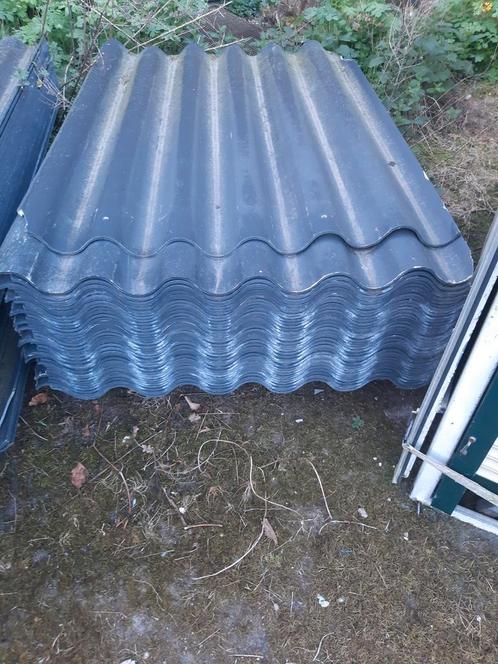 golfplaten golfplaat  schaniernok nokstukken dak dakbeschot, Doe-het-zelf en Verbouw, Dakpannen en Dakbedekking, Gebruikt, Golfplaat
