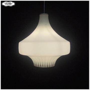 Vintage opaline pendel lamp, space age, Dřevo Humpolec 1960s beschikbaar voor biedingen