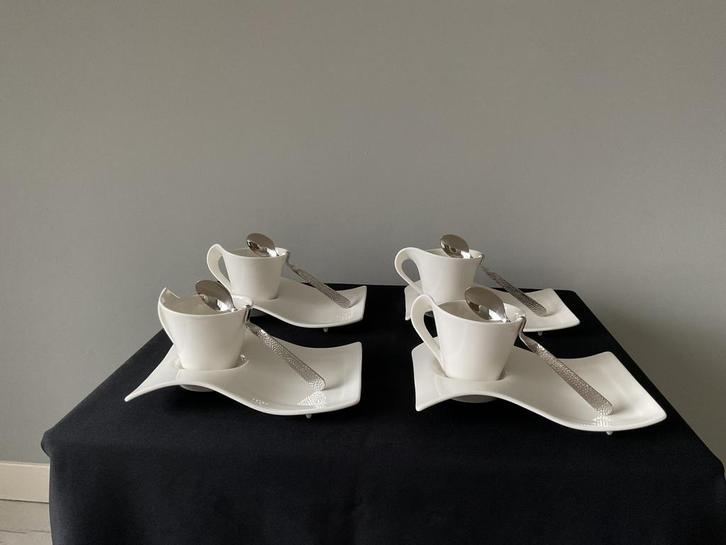 New Wave Villeroy & Boch cappuccino, Huis en Inrichting, Keuken | Servies, Nieuw, Kop(pen) en/of Schotel(s), Effen, Porselein