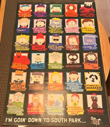 ‘ I’M GOIN’ DOWN TO SOUTH PARK…’ SOUTH PARK. Poster 2006 beschikbaar voor biedingen