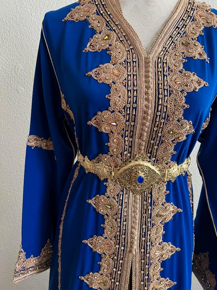 Koningsblauwe Takshita, Kleding | Dames, Gelegenheidskleding, Zo goed als nieuw, Overige typen, Maat 38/40 (M), Overige kleuren