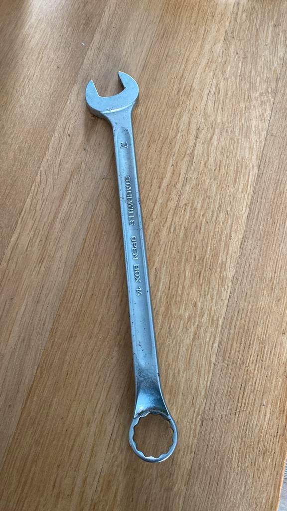 Stahlwille steekringsleutel 34mm openbox 14 (lang model)., Auto diversen, Autogereedschap, Zo goed als nieuw, Ophalen of Verzenden