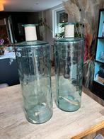 Grote vaas / fles ter decoratie, Huis en Inrichting, Woonaccessoires | Vazen, Ophalen, Overige kleuren, Minder dan 50 cm, Glas