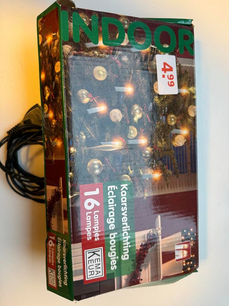 6 Doosjes Kerstverlichting - 96 Lampjes Totaal, Ophalen of Verzenden, Zo goed als nieuw