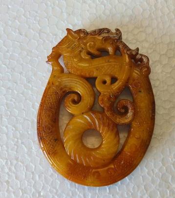 Chinees amulet   ,  draak  ( nr 10 beschikbaar voor biedingen