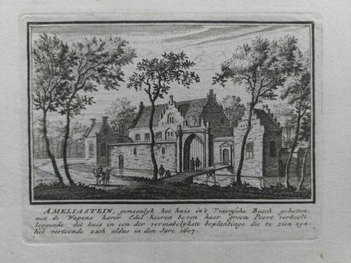 256 / Huis Viaensebos - Viaansebos te Vianen, Antiek en Kunst, Kunst | Etsen en Gravures, Ophalen of Verzenden