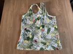 Tanktop, wit met bloemen 38 M, Maat 38/40 (M), Zo goed als nieuw, Zonder mouw, Esmara