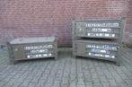 Stalen bak met deksel. NATO. 120 cm x 80 cm x 60 cm, Ophalen, Landmacht, Nederland, Kist of Geocache
