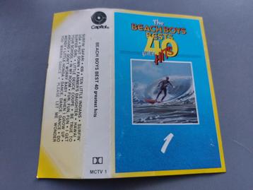 THE BEACH BOYS - BESTS 40 GREATEST HITS VOL. 1 (CASSETTEBAND beschikbaar voor biedingen