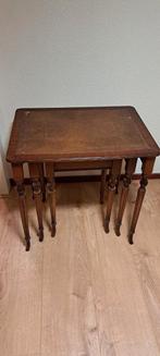 Nesting bijzettafeltjes, Huis en Inrichting, Minder dan 55 cm, Gebruikt, Rond, Ophalen