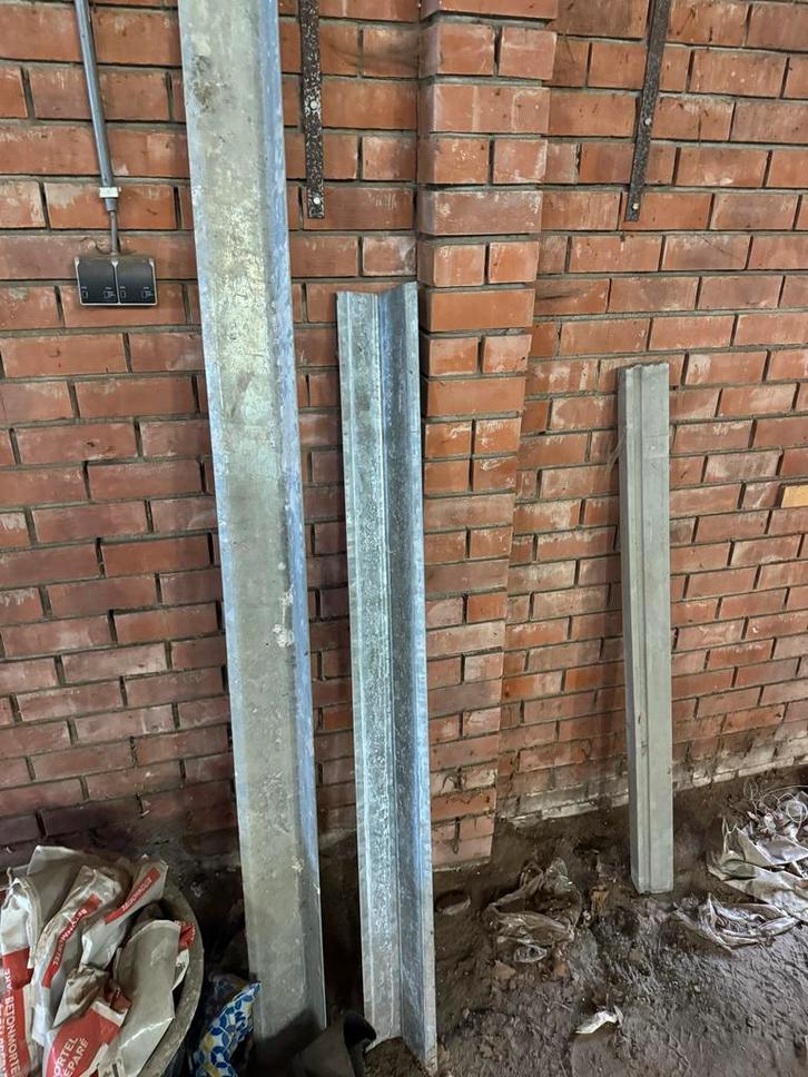 Thermisch Verzinkte Latei diverse lengtes, Doe-het-zelf en Verbouw, Metalen, Nieuw, IJzer, Ophalen