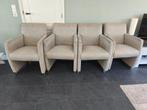 Beige eetkamer stoelen, 4x, Ophalen, Gebruikt, Minder dan 75 cm