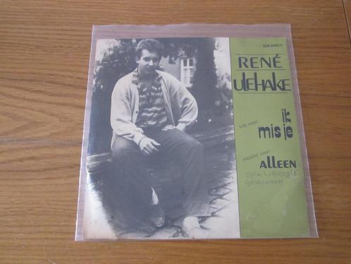 René Ulehake ‎- Ik Mis Je/Alleen 1985 Holland Single, Cd's en Dvd's, Vinyl Singles, Gebruikt, Single, Nederlandstalig, 7 inch