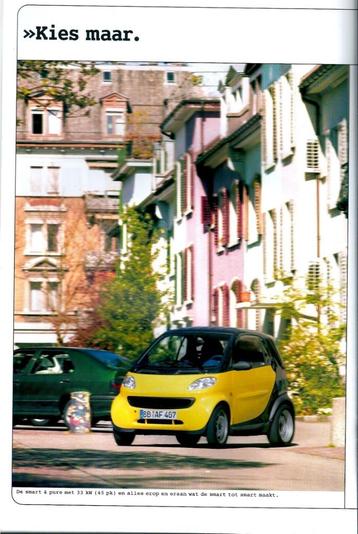 Brochure Smart City-Coupe 1998 beschikbaar voor biedingen