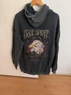 Loavies lange hoodie trui M, Maat 38/40 (M), Verzenden, Grijs, Loavies